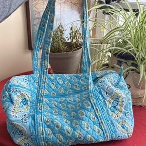 Vera Bradley Turquoise Paisley Shoulder Bag